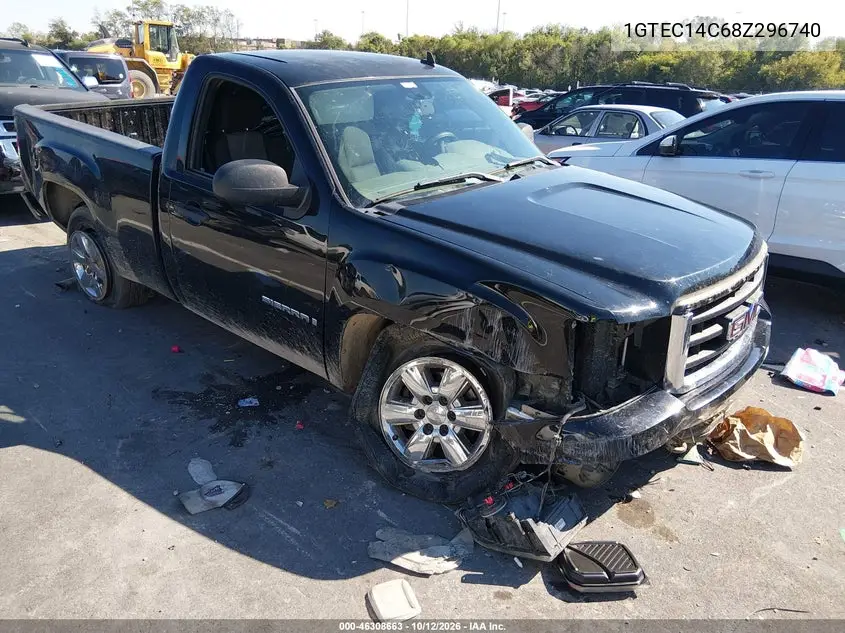 2008 GMC Sierra 1500 Work Truck VIN 1GTEC14C68Z296740 фото 1