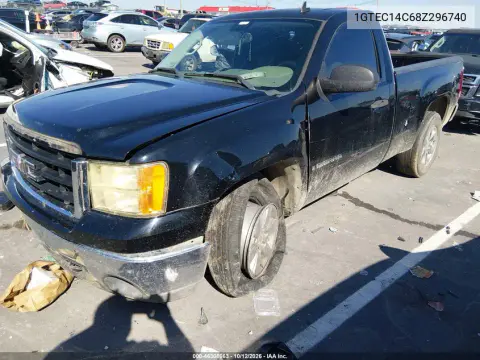 2008 GMC Sierra 1500 Work Truck VIN 1GTEC14C68Z296740 фото 2