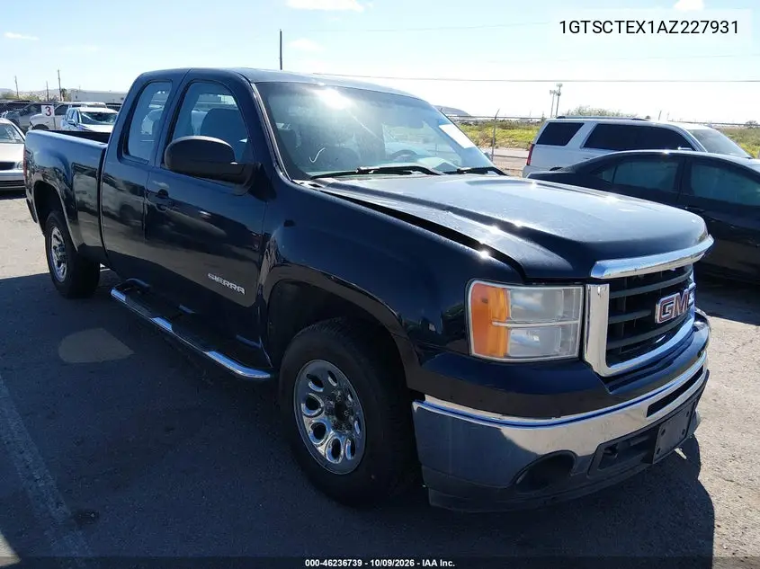 2010 GMC Sierra 1500 Work Truck VIN 1GTSCTEX1AZ227931 фото 2