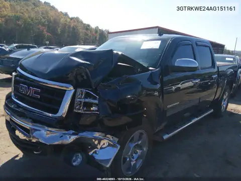 3GTRKWE24AG151161 — 2010 GMC Sierra, фото 3 с аукциона IAAI, Передняя часть