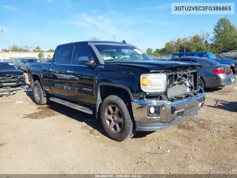 3GTU2VEC3FG386865 — 2015 GMC Sierra, Передняя часть, фото до ремонта
