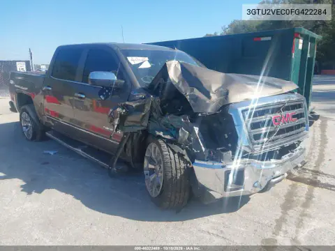 3GTU2VEC0FG422284 — 2015 GMC Sierra, Передняя часть, фото до ремонта