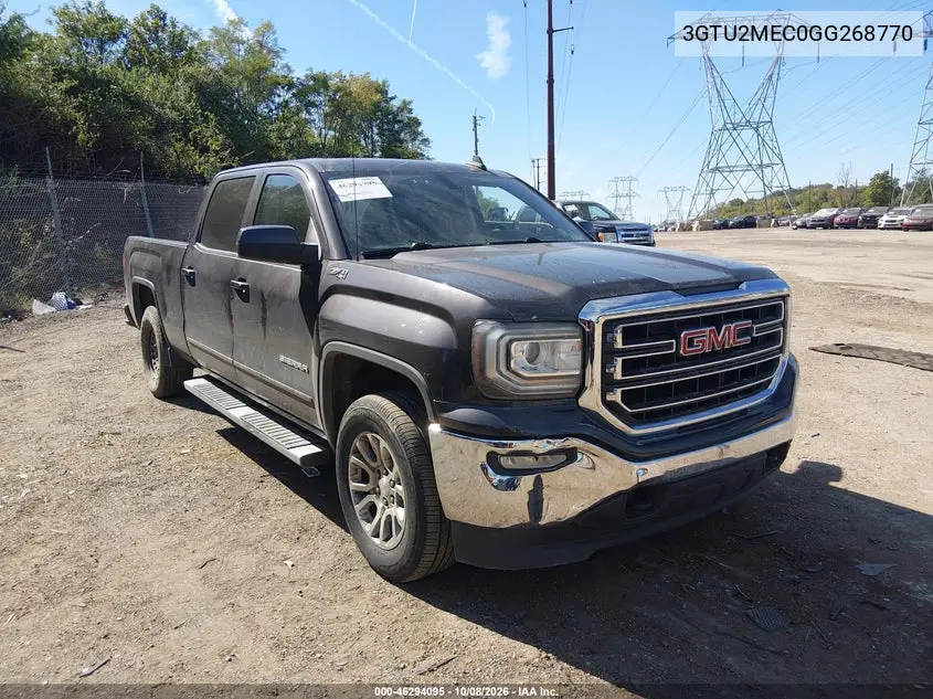 2016 GMC Sierra 1500 Sle VIN 3GTU2MEC0GG268770 фото 2