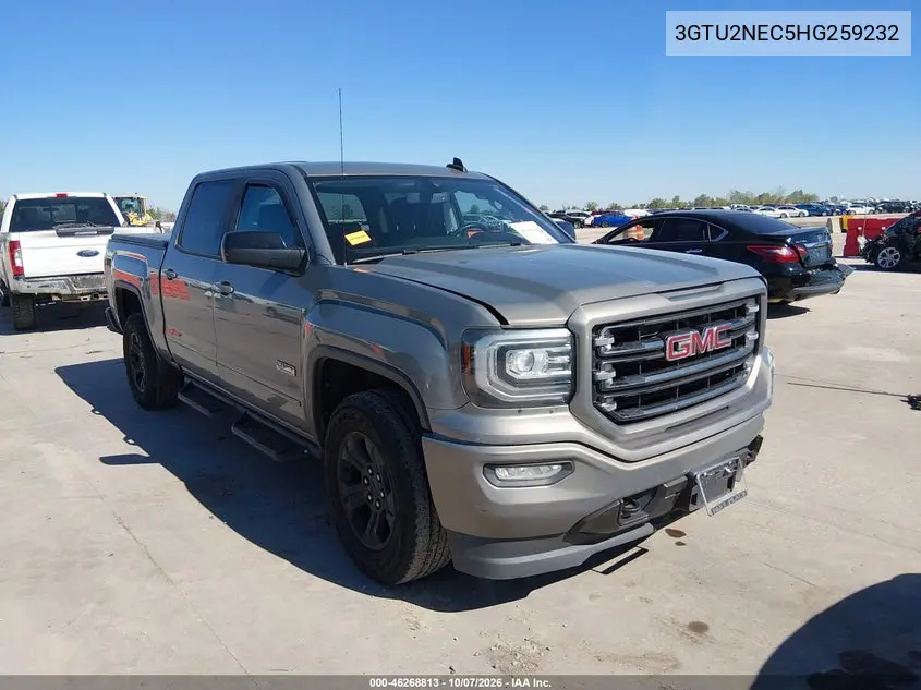 2017 GMC Sierra 1500 Slt VIN 3GTU2NEC5HG259232 фото 2
