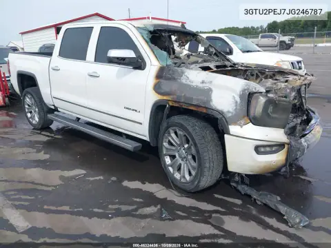 3GTU2PEJ7JG246787 — 2018 GMC Sierra, Пожар, фото до ремонта