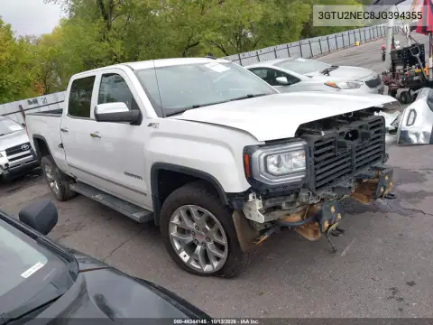 3GTU2NEC8JG394355 — 2018 GMC Sierra, Передняя часть, фото до ремонта