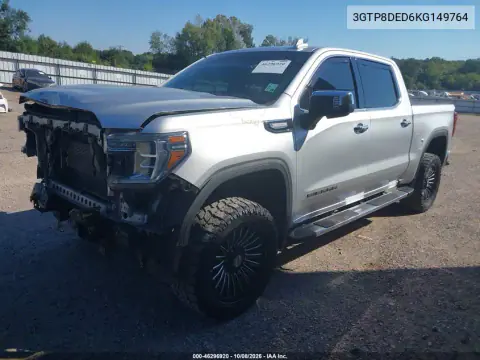 2019 GMC Sierra 1500 Slt VIN 3GTP8DED6KG149764 фото 3