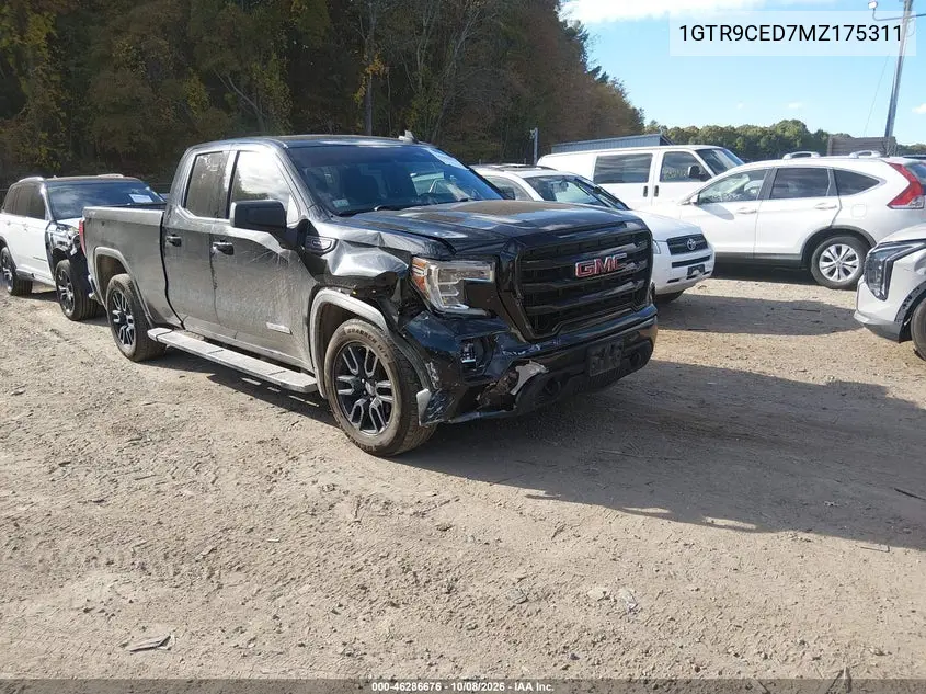 2021 GMC Sierra 1500 4Wd Standard Box Elevation VIN 1GTR9CED7MZ175311 фото 2