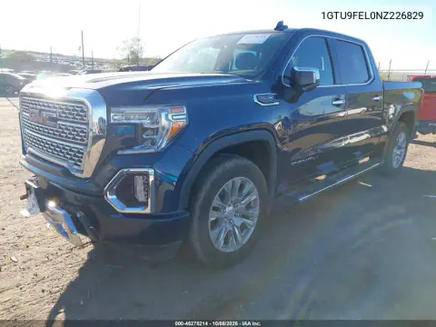 2022 GMC Sierra 1500 Limited 4Wd Short Box Denali VIN 1GTU9FEL0NZ226829 фото 2