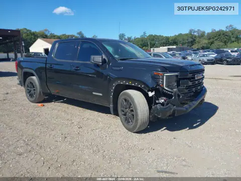 3GTPUJEK5PG242971 — 2023 GMC Sierra, Передняя часть, фото до ремонта