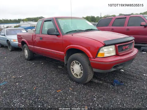 1998 GMC Sonoma Sls VIN 1GTDT19X9W8535515 фото 2