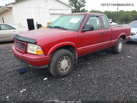 1998 GMC Sonoma Sls VIN 1GTDT19X9W8535515 фото 3