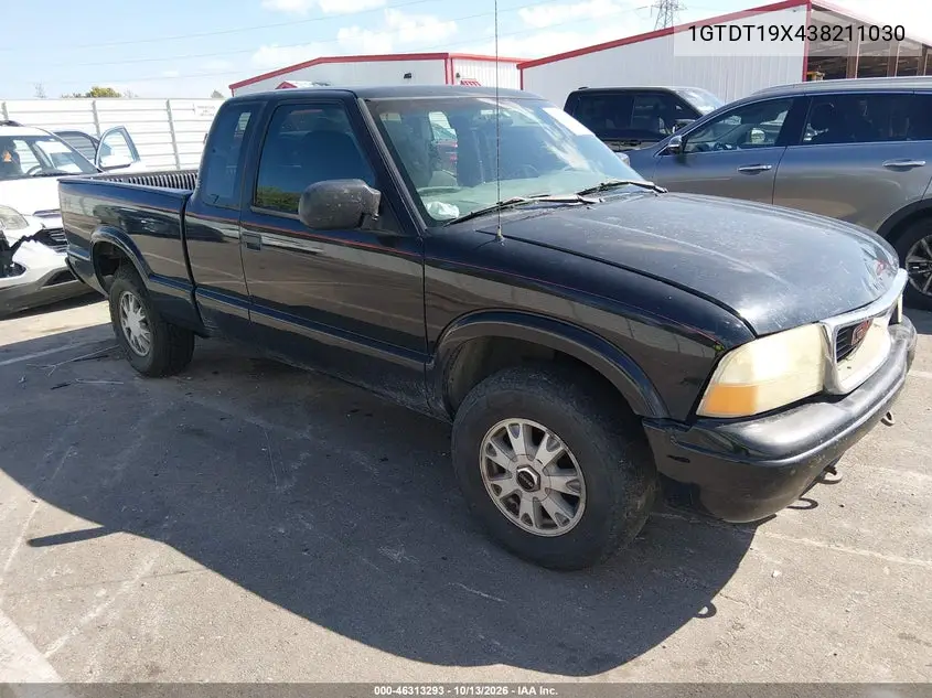 1GTDT19X438211030 — 2003 GMC Sonoma, фото 2 с аукциона IAAI, Передняя часть