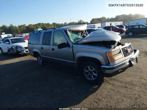 3GKFK16R7XG513630 — 1999 GMC Suburban, Повреждения со всех сторон, фото до ремонта