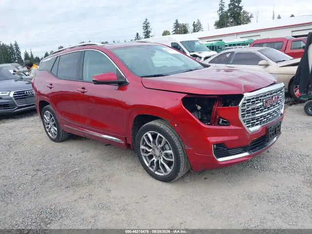 3GKALXEV7NL189480 — 2022 GMC Terrain Denali, Передняя часть (Front End), фото до ремонта