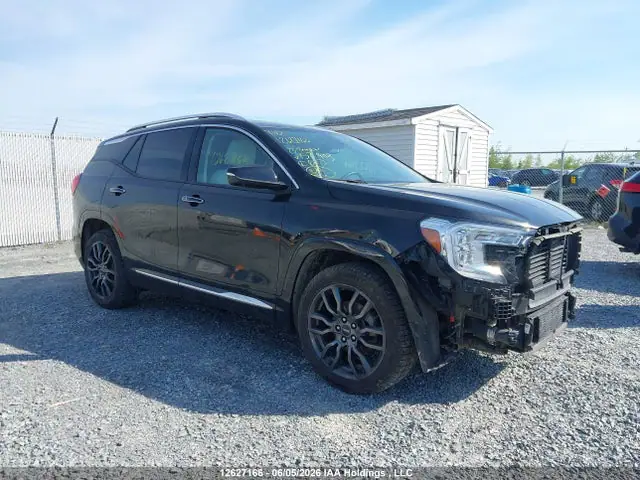 3GKALXEG8PL157903 — 2023 GMC Terrain Denali, Передняя часть (Front), фото до ремонта
