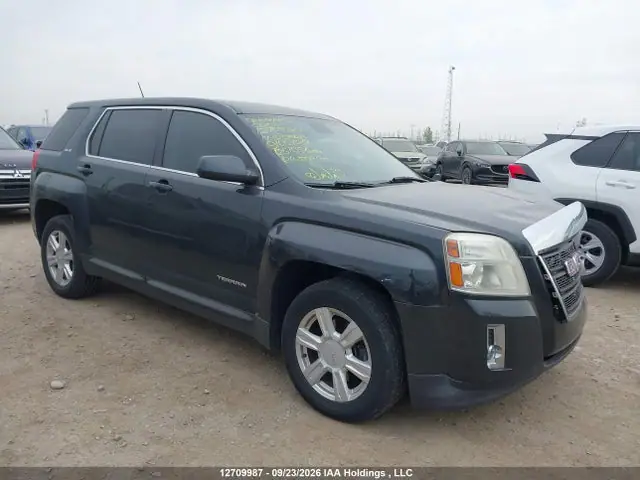 2GKFLVEK6E6105427 — 2014 GMC Terrain SLE-1, Передняя часть (Front), фото до ремонта
