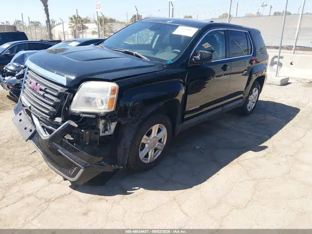 2GKALMEKXG6137904 — 2016 GMC Terrain SLE-1, фото 2 с аукциона IAAI 14.10.2026, Передняя и задняя части