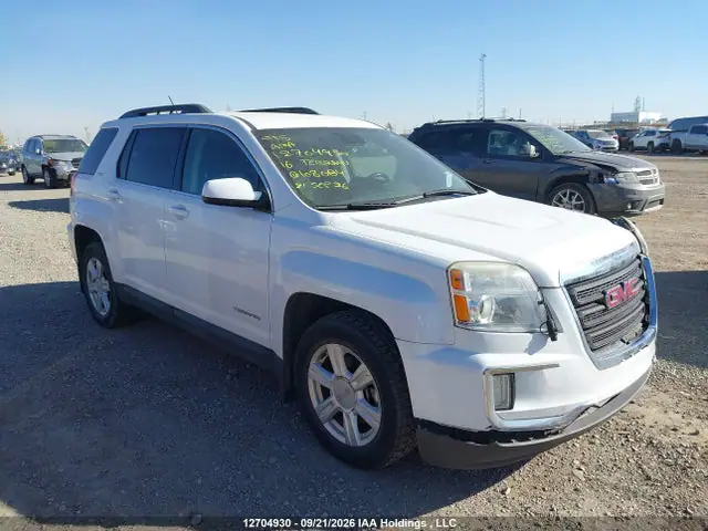 2GKFLTEK7G6108084 — 2016 GMC Terrain SLE, Передняя часть (Front), фото до ремонта