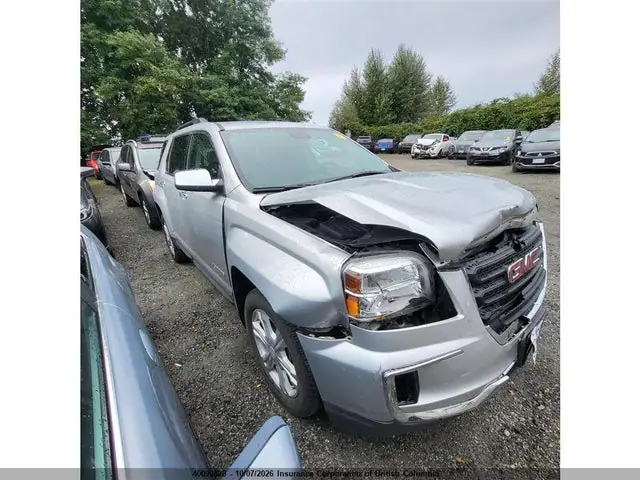2GKALNEK0H6317898 — 2017 GMC Terrain SLE, Передняя часть (Front), фото до ремонта
