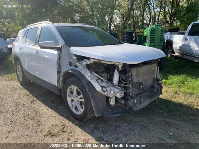 3GKALTEV7NL129398 — 2022 GMC Terrain SLE, Передняя часть (Front), фото до ремонта
