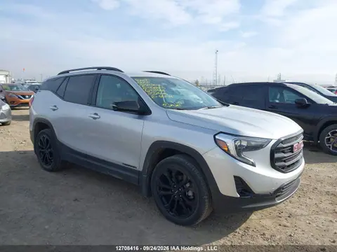 3GKALVEV6ML398311 — 2021 GMC Terrain SLT, Град (Hail), фото до ремонта