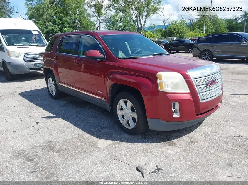 2012 GMC Terrain Sle-1 VIN 2GKALMEK6C6257323 фото 2