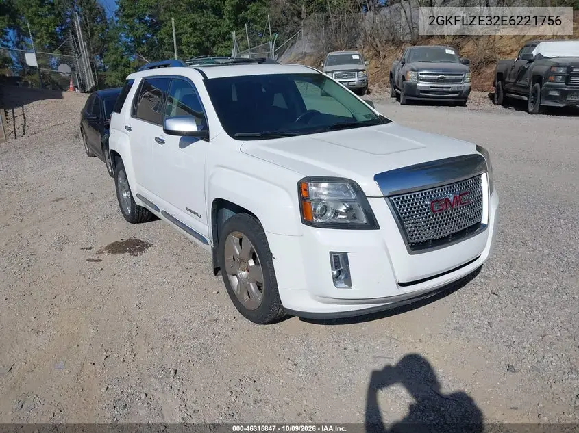 2014 GMC Terrain Denali VIN 2GKFLZE32E6221756 фото 2