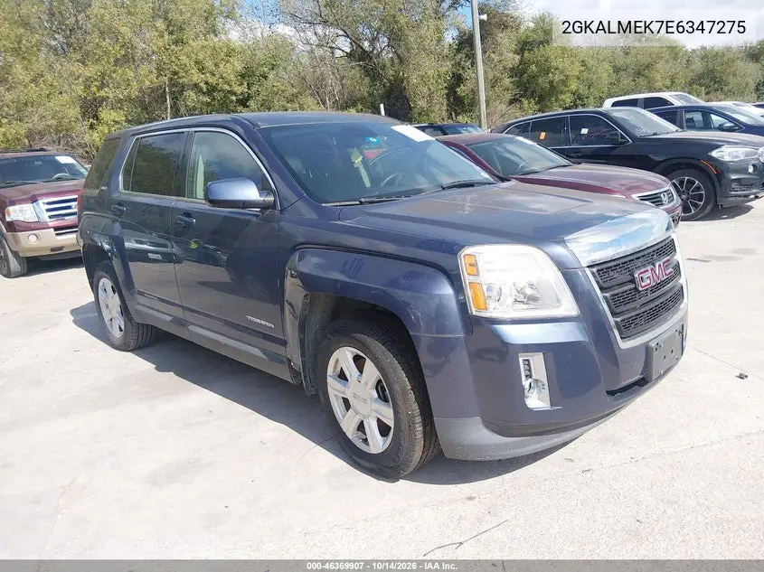 2GKALMEK7E6347275 GMC Terrain 2014 — повреждение Естественный износ, фото до ремонта