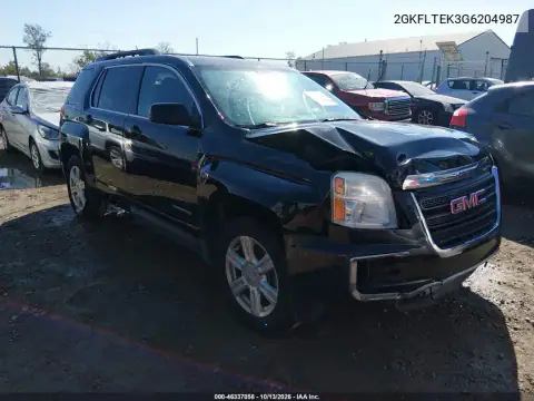 2GKFLTEK3G6204987 — 2016 GMC Terrain, Передняя часть, фото до ремонта