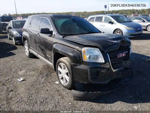 2GKFLSEK5H6336726 — 2017 GMC Terrain, Передняя часть, фото до ремонта