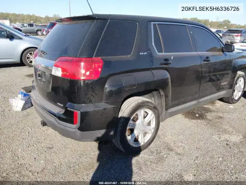 2017 GMC Terrain Sle-1 VIN 2GKFLSEK5H6336726 фото 4