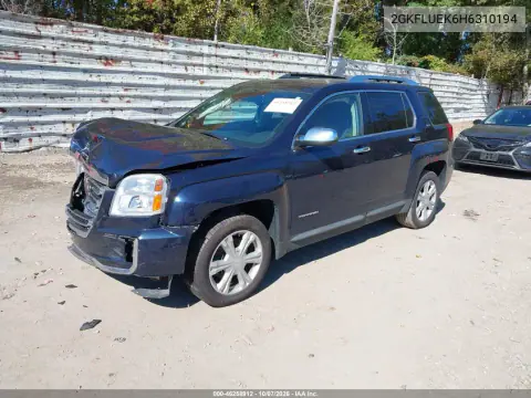 2017 GMC Terrain Slt VIN 2GKFLUEK6H6310194 фото 2
