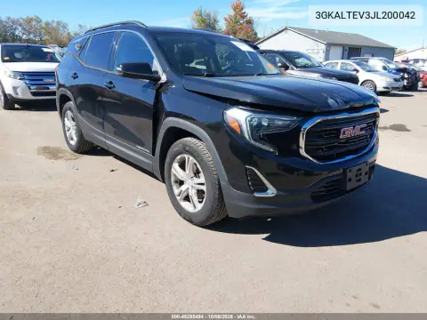 3GKALTEV3JL200042 — 2018 GMC Terrain, Сзади, фото до ремонта