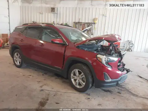 3GKALTEV4KL311183 — 2019 GMC Terrain, Передняя часть, фото до ремонта