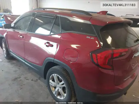 2019 GMC Terrain Sle VIN 3GKALTEV4KL311183 фото 3