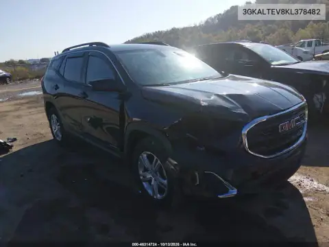 3GKALTEV8KL378482 — 2019 GMC Terrain, Не указано, фото до ремонта