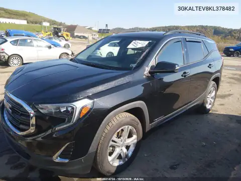 3GKALTEV8KL378482 — 2019 GMC Terrain, фото 3 с аукциона IAAI, Не указано