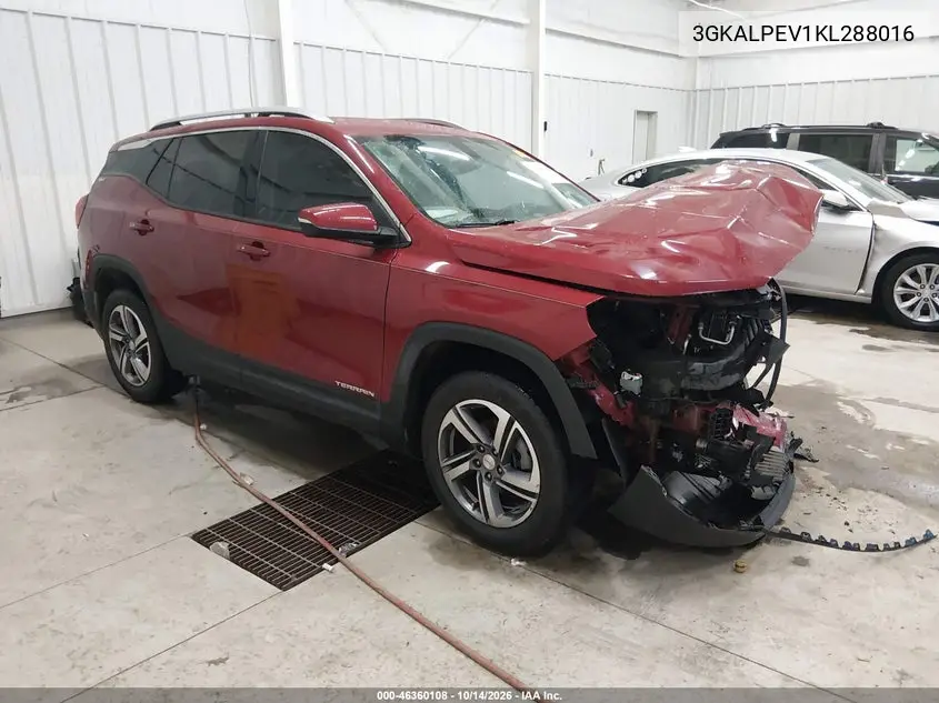 3GKALPEV1KL288016 GMC Terrain 2019 — повреждение Левый бок, фото до ремонта