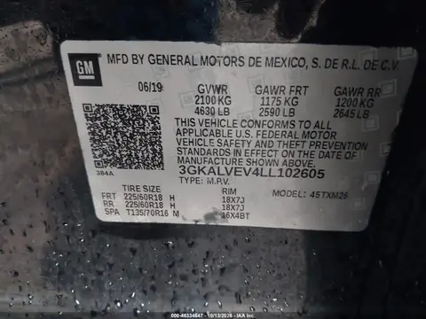 2020 GMC Terrain Awd Slt VIN 3GKALVEV4LL102605 фото 10