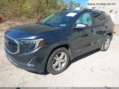 2021 GMC Terrain Awd Sle VIN 3GKALTEV8ML387797 фото 2