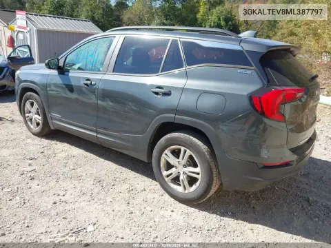 2021 GMC Terrain Awd Sle VIN 3GKALTEV8ML387797 фото 3
