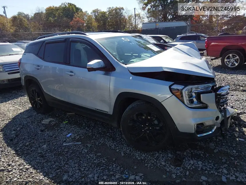3GKALVEV2NL246995 GMC Terrain 2022 — повреждение Передняя часть, фото до ремонта