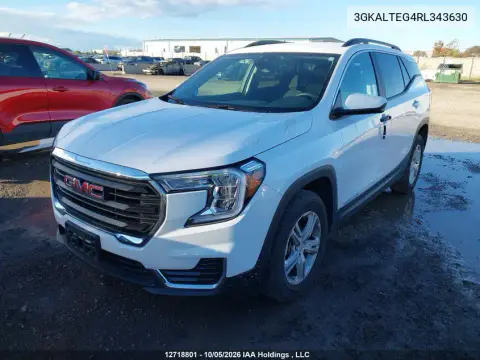 2024 GMC Terrain Sle VIN 3GKALTEG4RL343630 фото 3