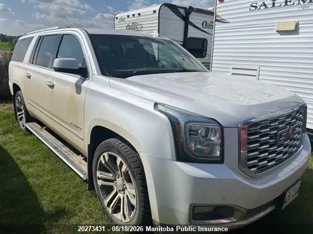 1GKS2HKJ5KR184295 — 2019 GMC Yukon XL Denali, Град (Hail), фото до ремонта
