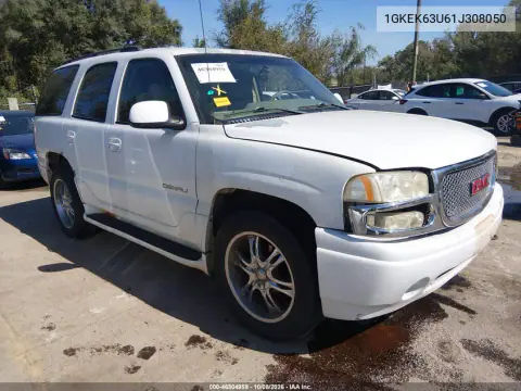 1GKEK63U61J308050 — 2001 GMC Yukon, Передняя часть, фото до ремонта