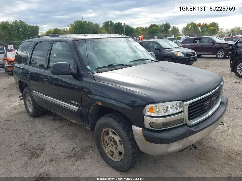 2005 GMC Yukon Slt VIN 1GKEK13T15J225769 фото 1