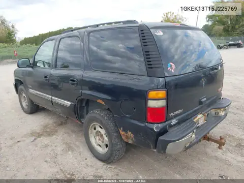2005 GMC Yukon Slt VIN 1GKEK13T15J225769 фото 3