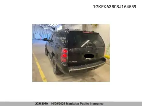 2008 GMC Yukon Denali VIN 1GKFK63808J164559 фото 3
