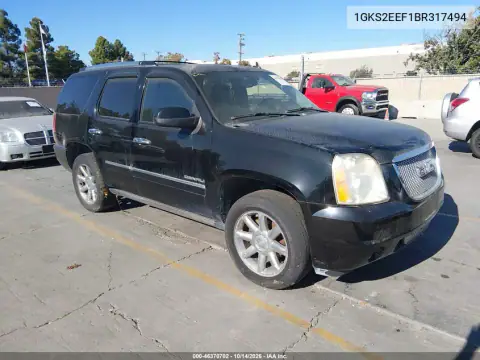 1GKS2EEF1BR317494 — 2011 GMC Yukon, Естественный износ, фото до ремонта